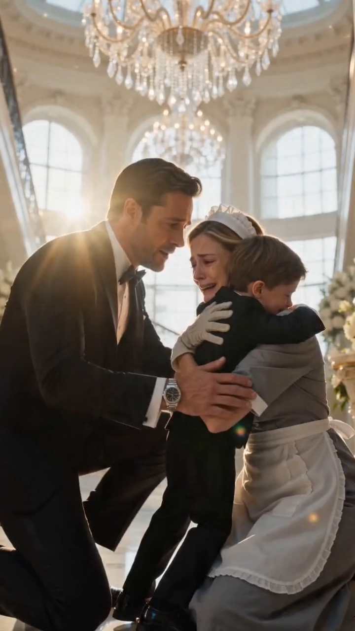 She Worked as a Maid Inside Her Husband’s Mansion for Six Months… Until Their Son Exposed the Truth at His Engagement Party