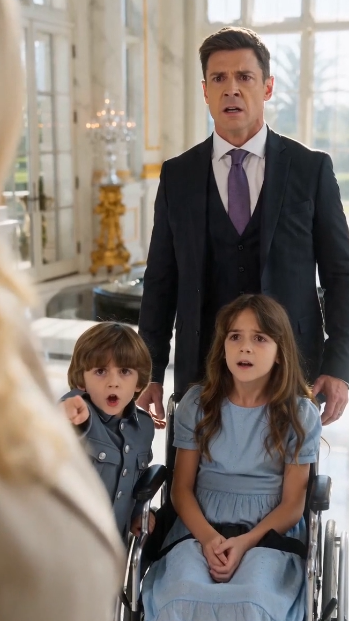The Poor Boy Pointed at the Billionaire’s Fiancée in the Courtyard… Then a Hidden Medicine Vial Exposed a Horrifying Secret