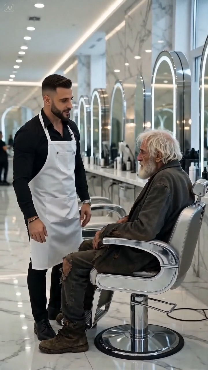 The Salon Mocked the Old Man Who Could Only Afford One Dollar… Until He Revealed He Owned the Entire Company