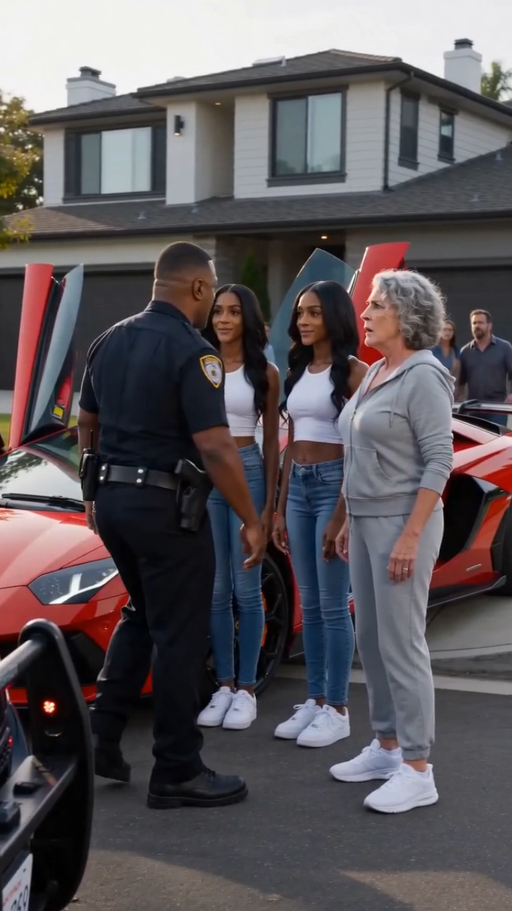 A Neighbor Accused Two Teen Girls of Stealing a Lamborghini… Then One Phone Call Destroyed Her Lie