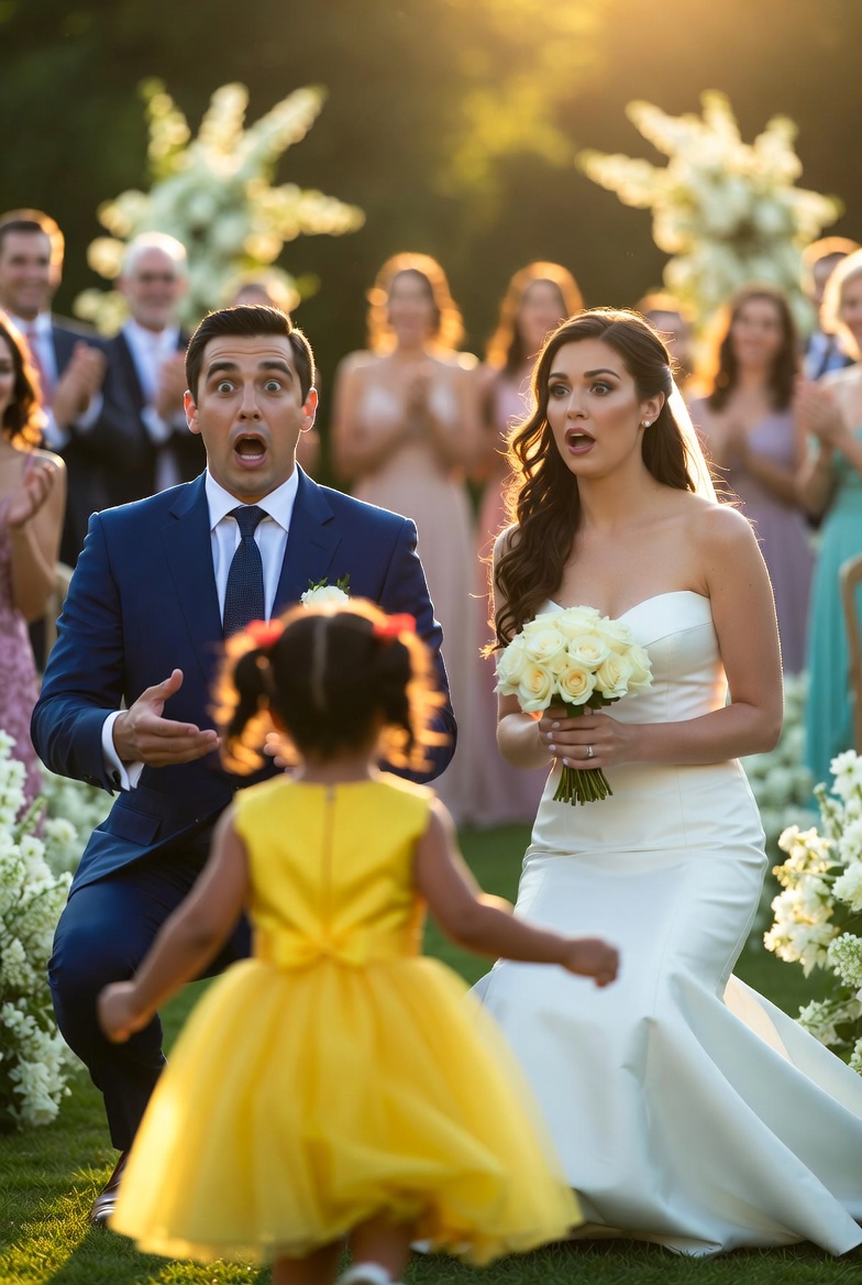The Billionaire Saw His Ex at a Luxury Wedding—Then a Little Girl Ran to Him and Called Him Dad