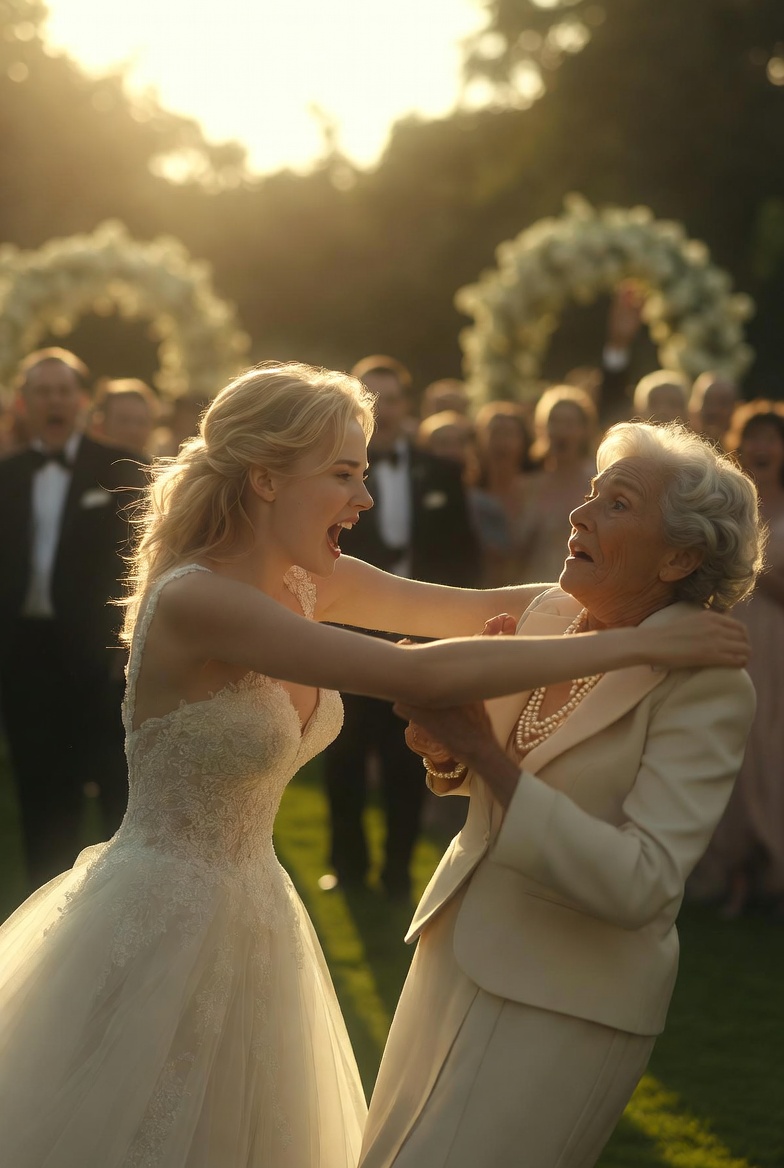 She Called an Old Woman “Trash” at Her Own Wedding—Then the Mayor Knelt Before Her