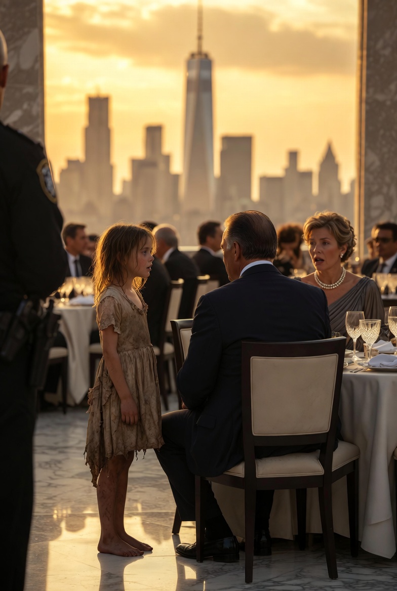 The Hungry Girl Asked for Food—Then Her Necklace Exposed a Secret at the Rich Man’s Table
