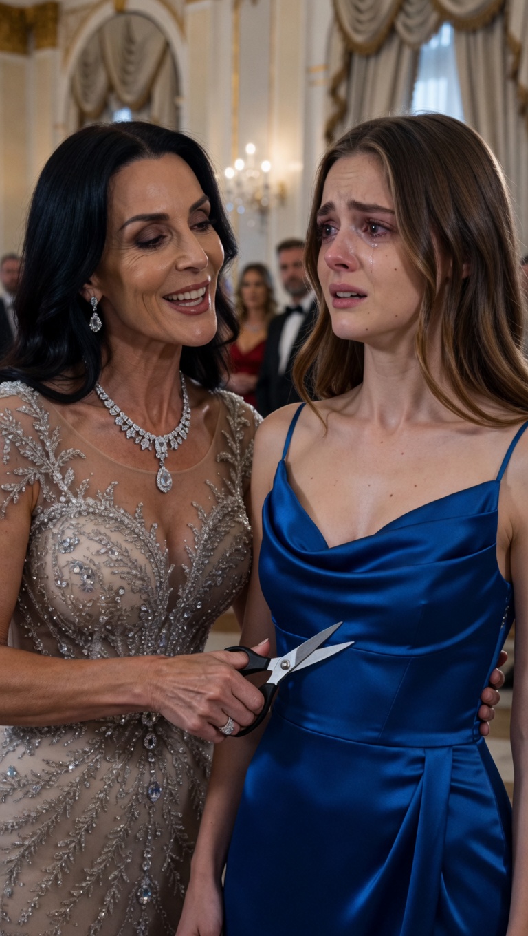 The Girl in the Torn Blue Dress