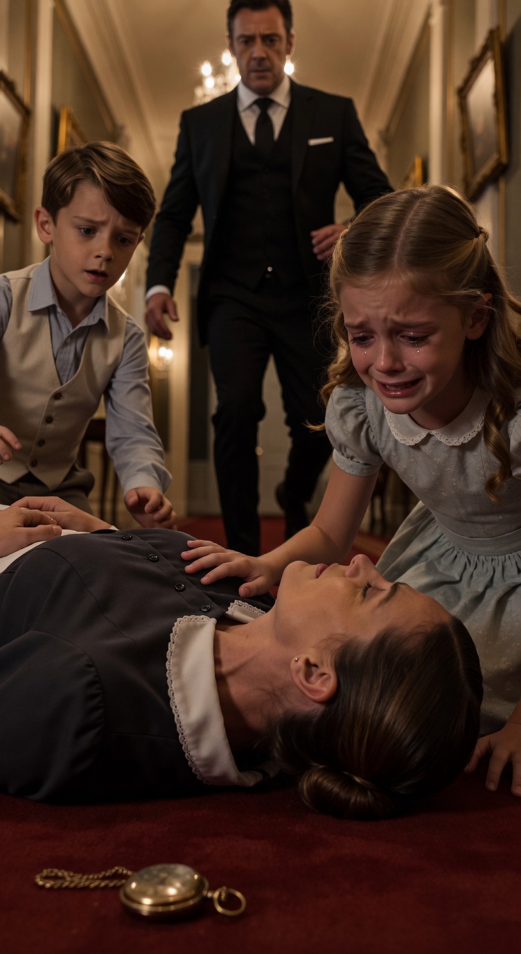 The Maid Was Never Supposed To Collapse… Until The Boys Found Their Father’s Photo Hidden In Her Locket
