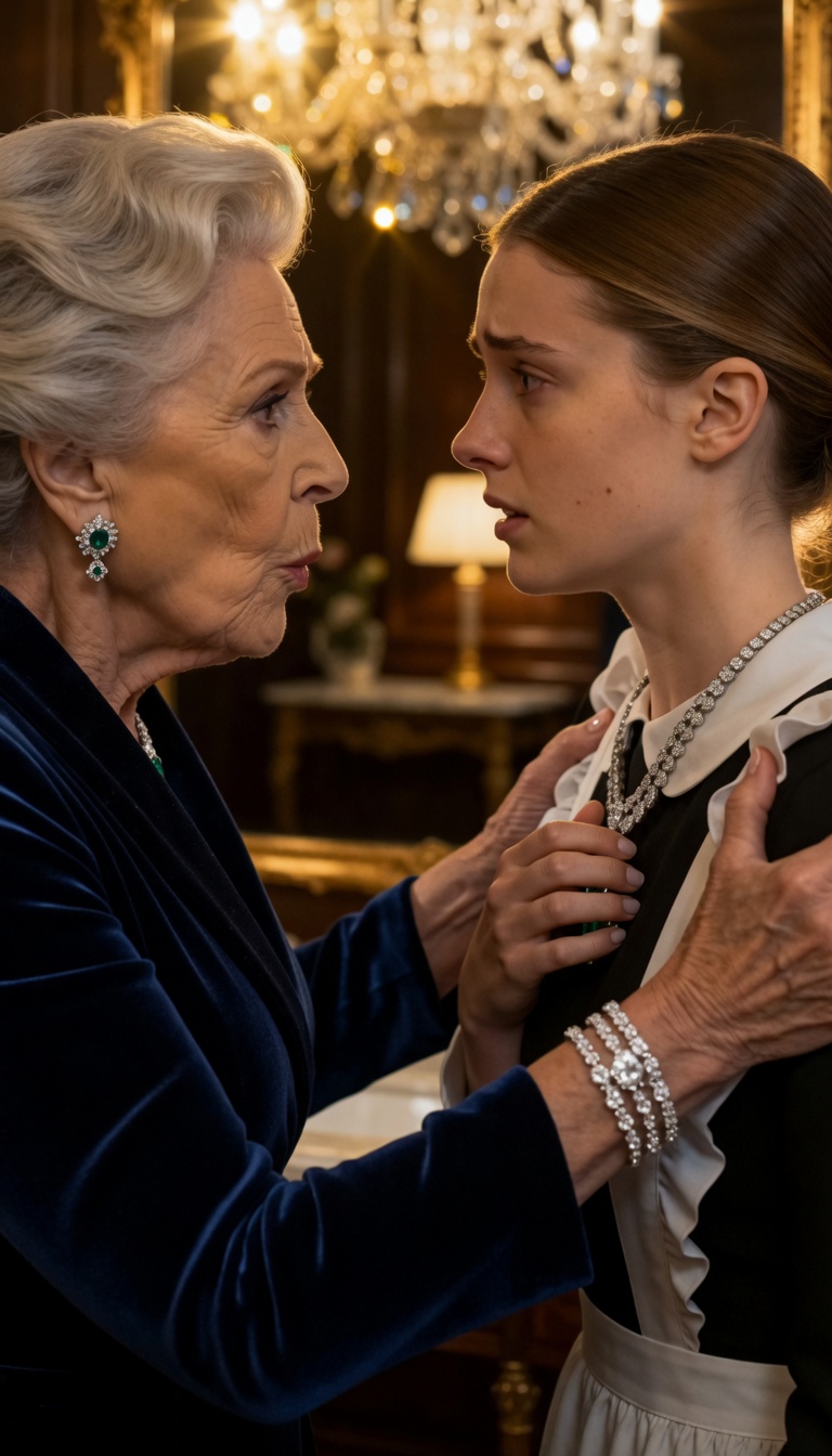 The Maid Wore the Emerald Necklace of the Daughter They Claimed Had Died