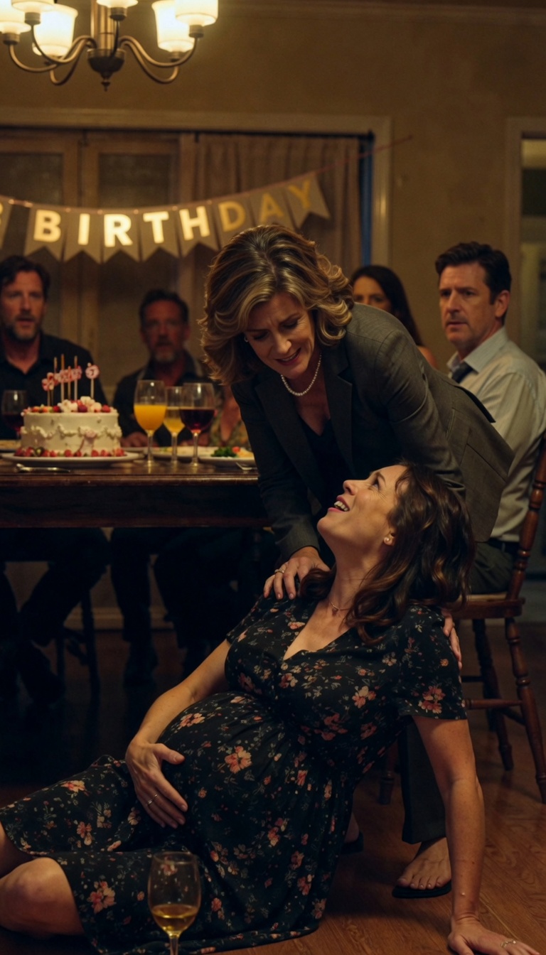 She Kicked Her Pregnant Daughter-in-Law at a Birthday Party — But the Ultrasound Revealed a Truth That Destroyed the Entire Family