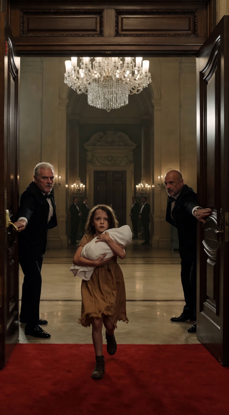A Homeless Girl Walked Into a Luxury Wedding Carrying a Baby—Then She Pointed at the Bride