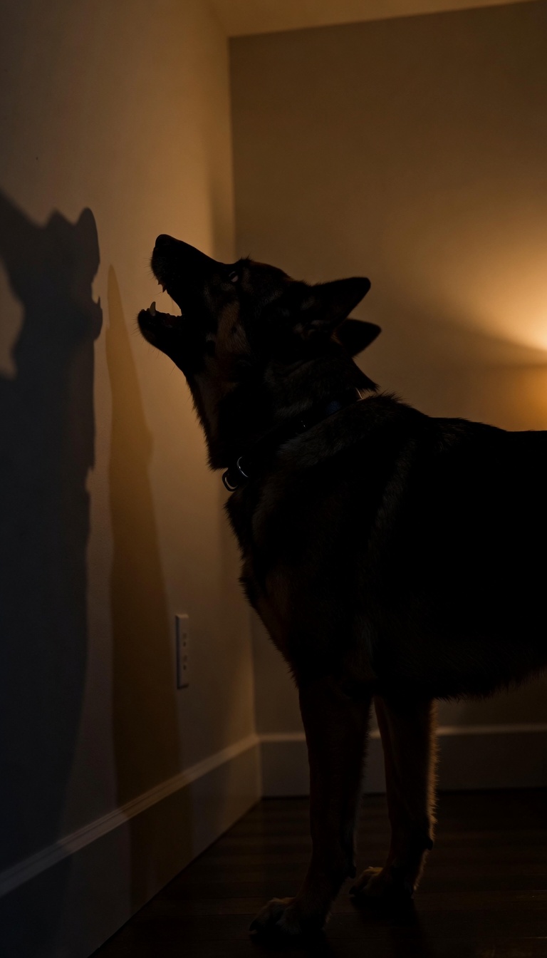 The Dog Wouldn’t Stop Barking at the Bedroom Wall