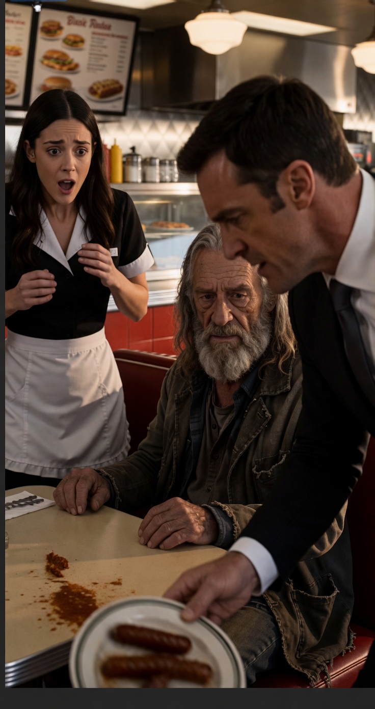 The Waitress Fed A Homeless Man… Then He Stood Up And Said, “I Own This Diner”