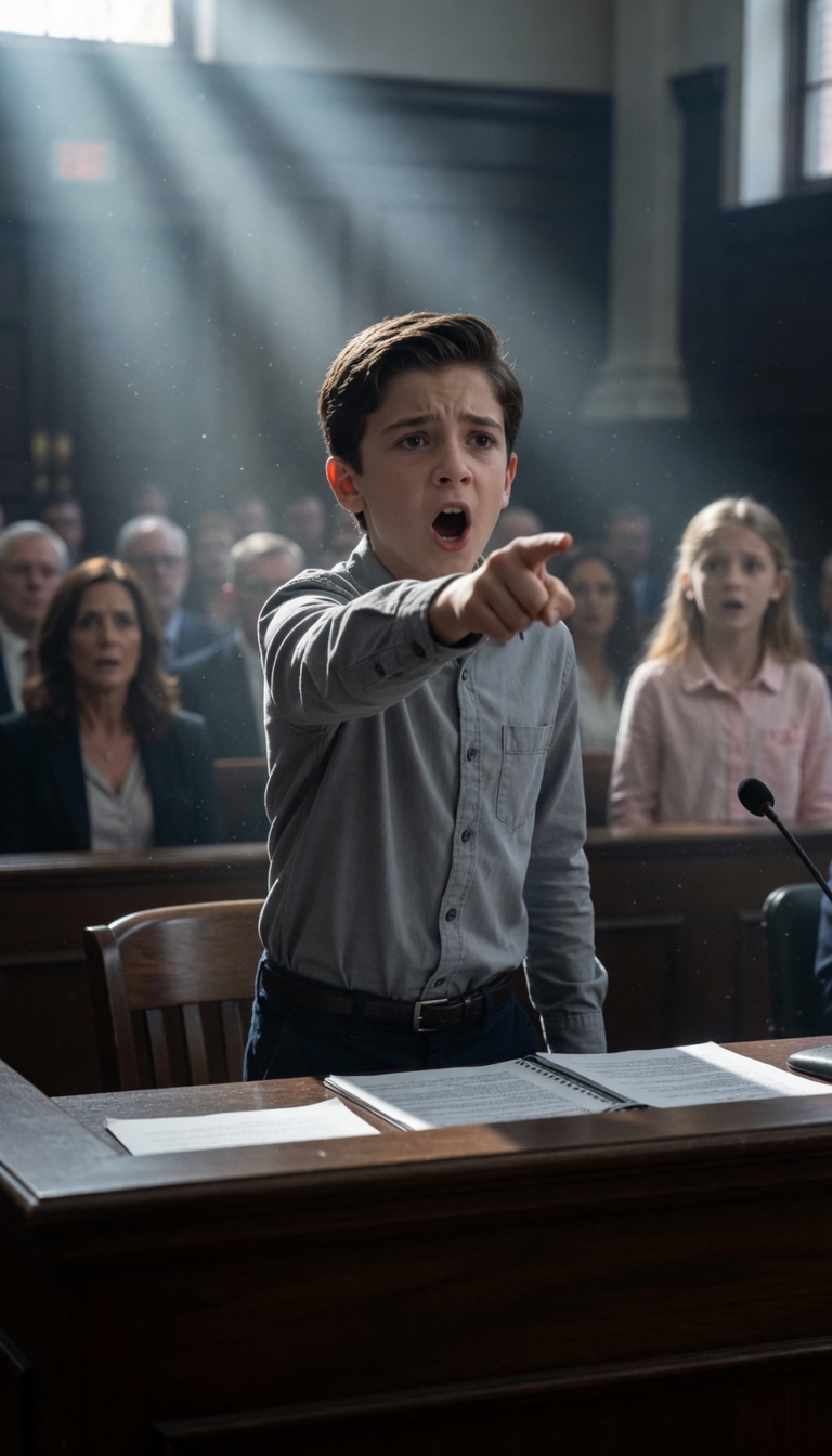 The Boy Who Pointed at His Uncle in Court