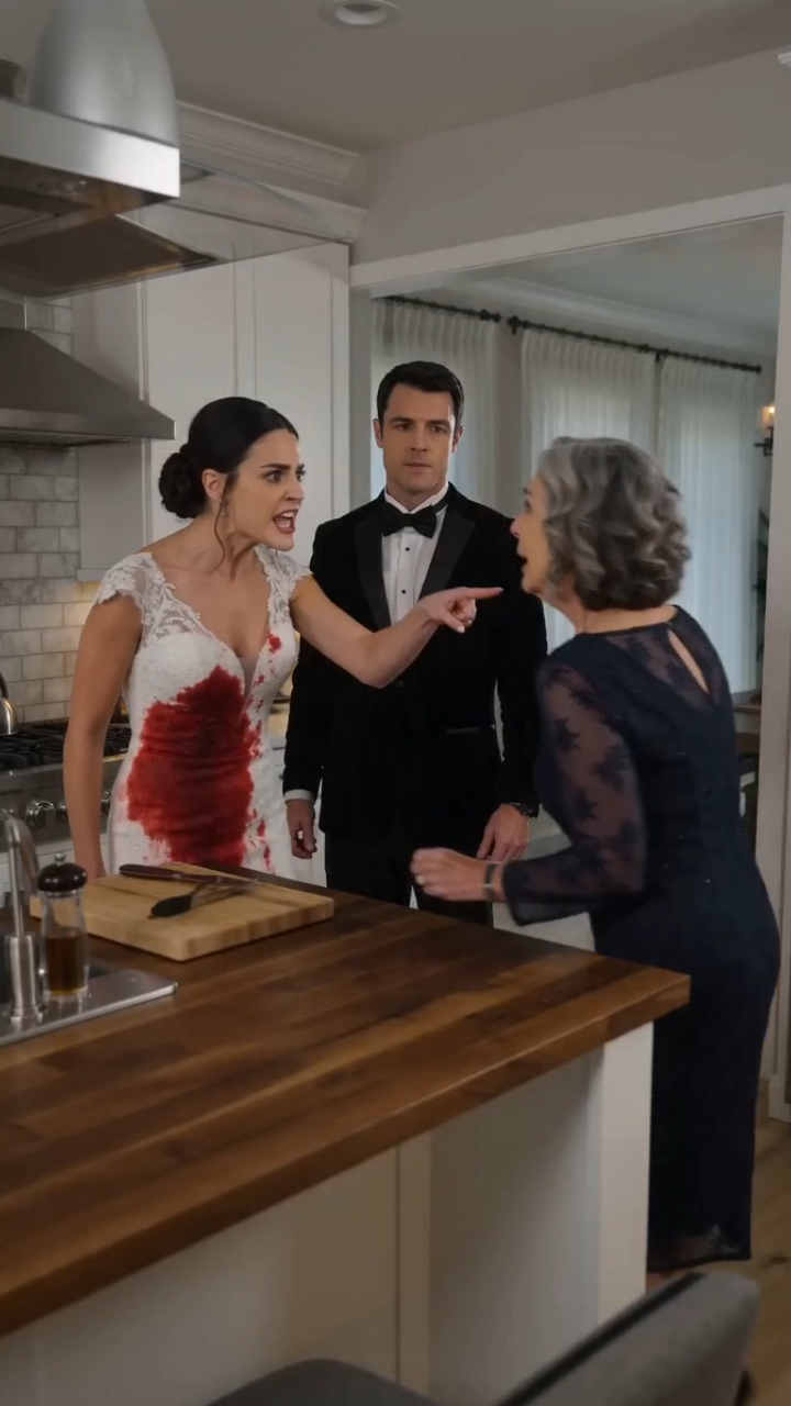 She Accused Her Mother-in-Law of Ruining the Wedding Dress… But the Hidden Camera Revealed the Truth