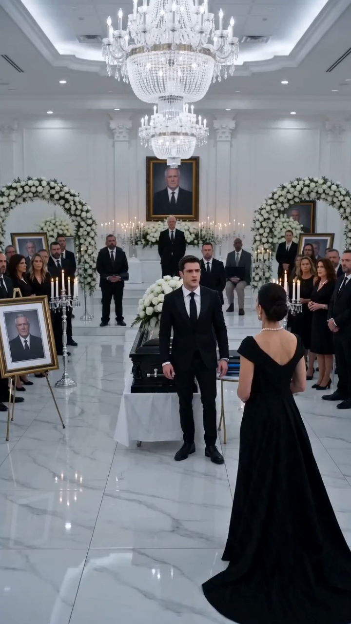 They Tried to Bury a Billionaire Alive… Until His Son Arrived at the Funeral