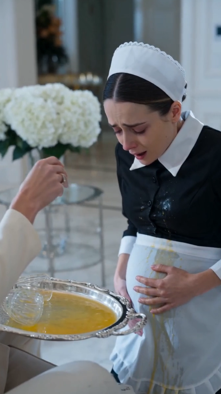The Billionaire’s Wife Humiliated a Pregnant Maid… Then Her Husband Walked In and Heard One Shocking Word