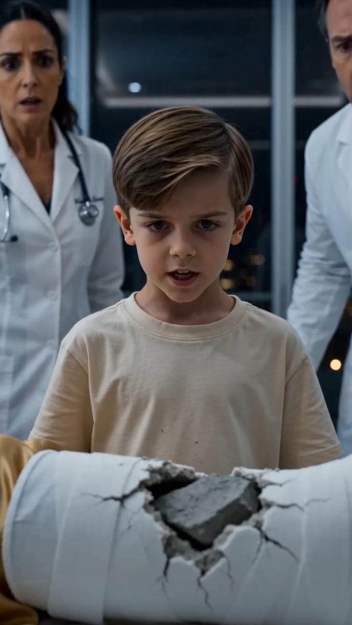 A Poor Boy Smashed a Billionaire’s Leg Cast in Front of Two Doctors… Then a Hidden Secret Fell Out