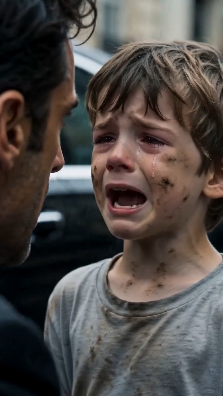 A Rich Man Screamed When a Little Boy Threw Mud on His Luxury Car… Then One Name Changed His Entire Life