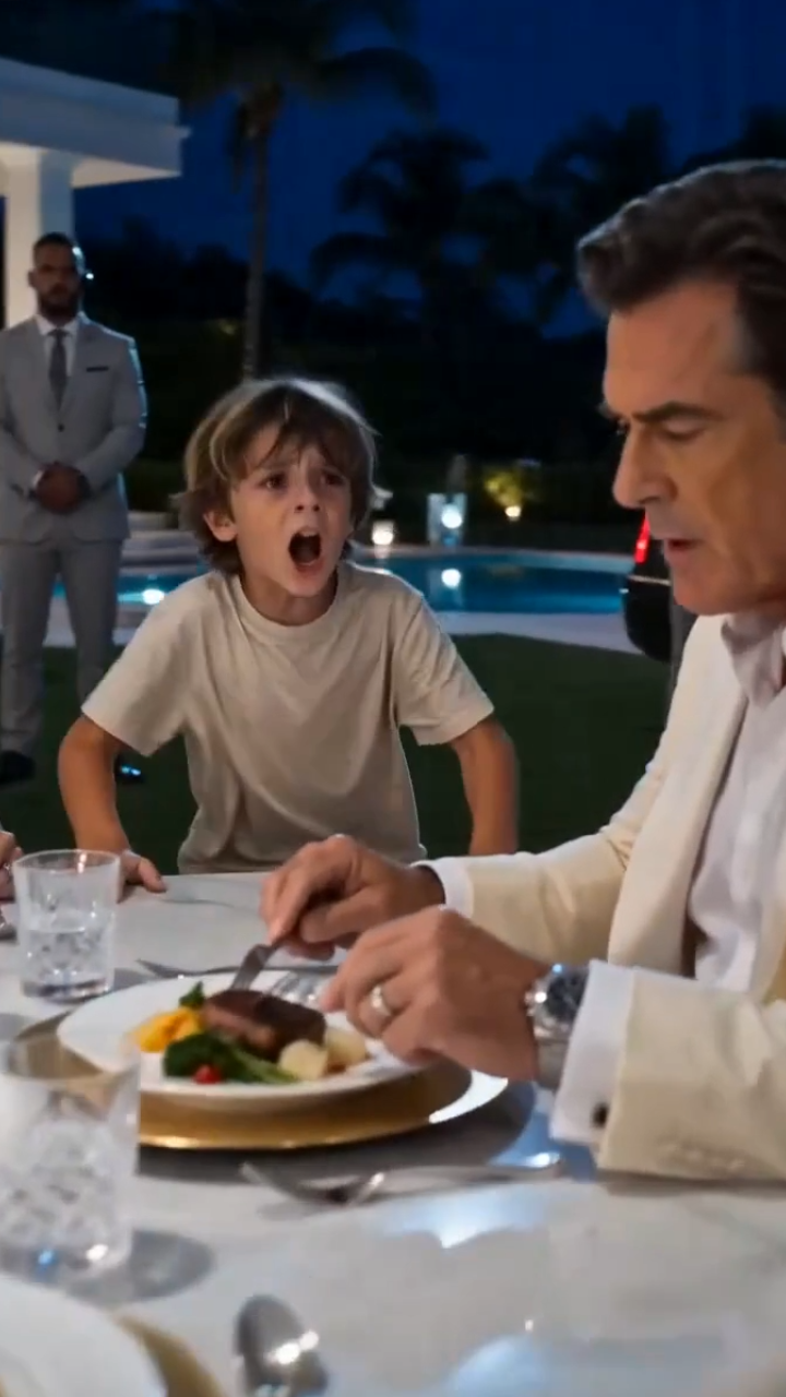 The Ragged Boy Stopped a Billionaire’s Breakfast — And Exposed a Secret Hidden Inside His Marriage