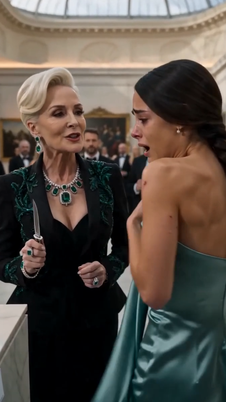 A Wealthy Socialite Cut a Little Girl's Dress at a Charity Gala… Then a Hidden Necklace Revealed the Family She'd Lost 25 Years Ago