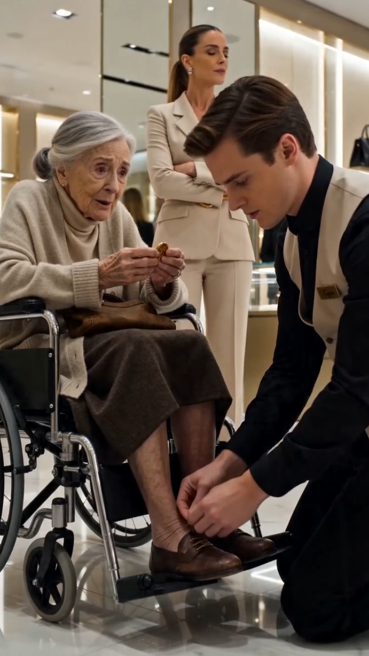 The Luxury Store Manager Humiliated an Elderly Woman in a Wheelchair… Then a Forgotten Ring Changed Everything