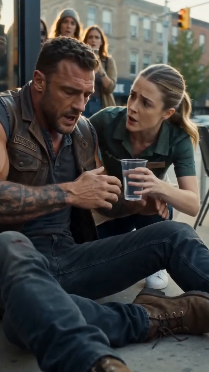They Called Him a Dangerous Biker—Until One Waitress Saved His Life and Uncovered the Truth Everyone Ignored