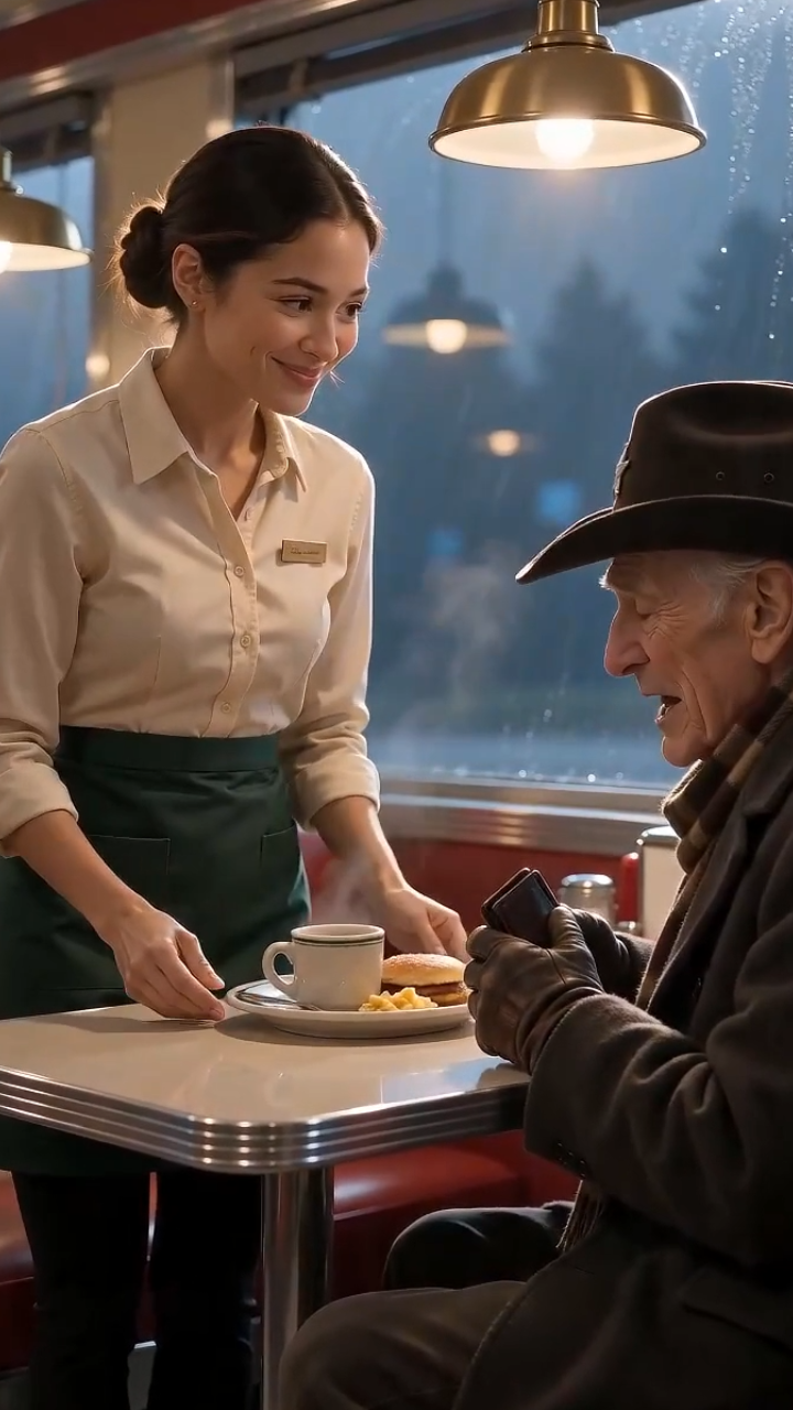 Everyone Ignored the Old Man in the Diner—Until His Final Request Changed a Young Waitress’s Life Forever