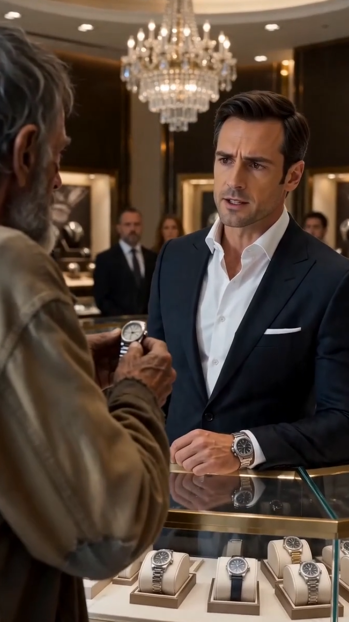 They Mocked an Old Man’s Broken Watch—Then the Young Owner Opened It and Discovered the Truth About His Father