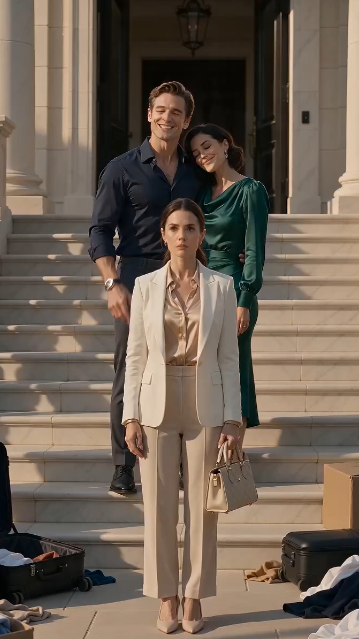 He Thought He Could Humiliate Her in Front of the Mansion… But She Was the One Who Owned Everything