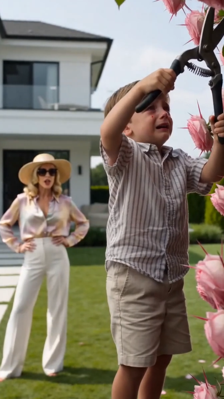 The Boy Crying in the Rose Garden