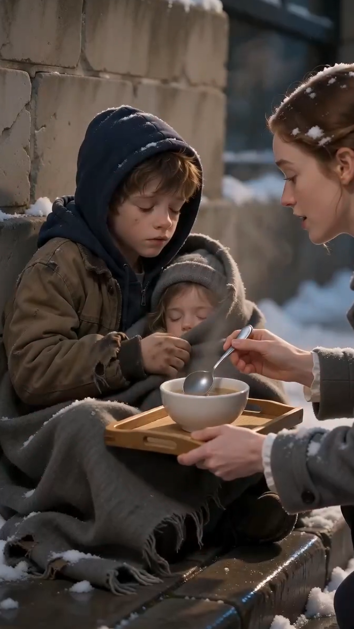 The Waitress Who Fed the Children in the Snow