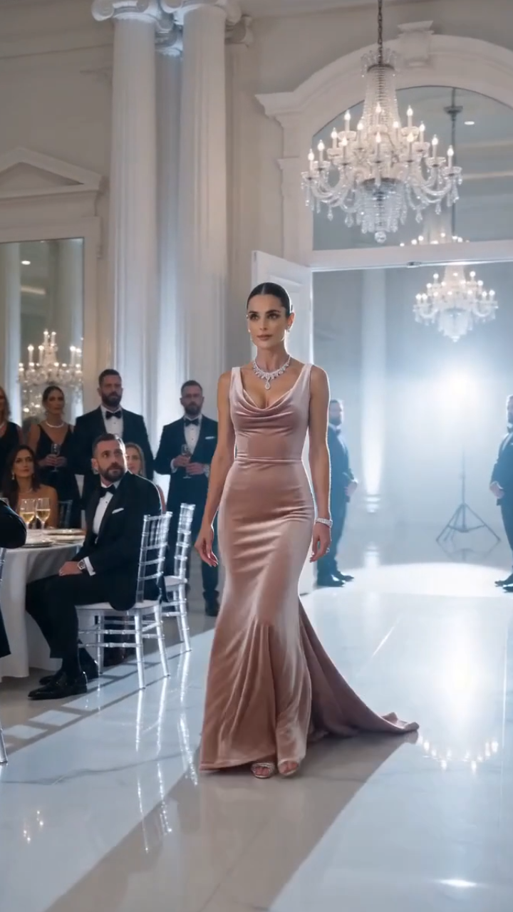 Part 1:The Waitress They Mocked Walked Back In Wearing the Dress Everyone Came to See