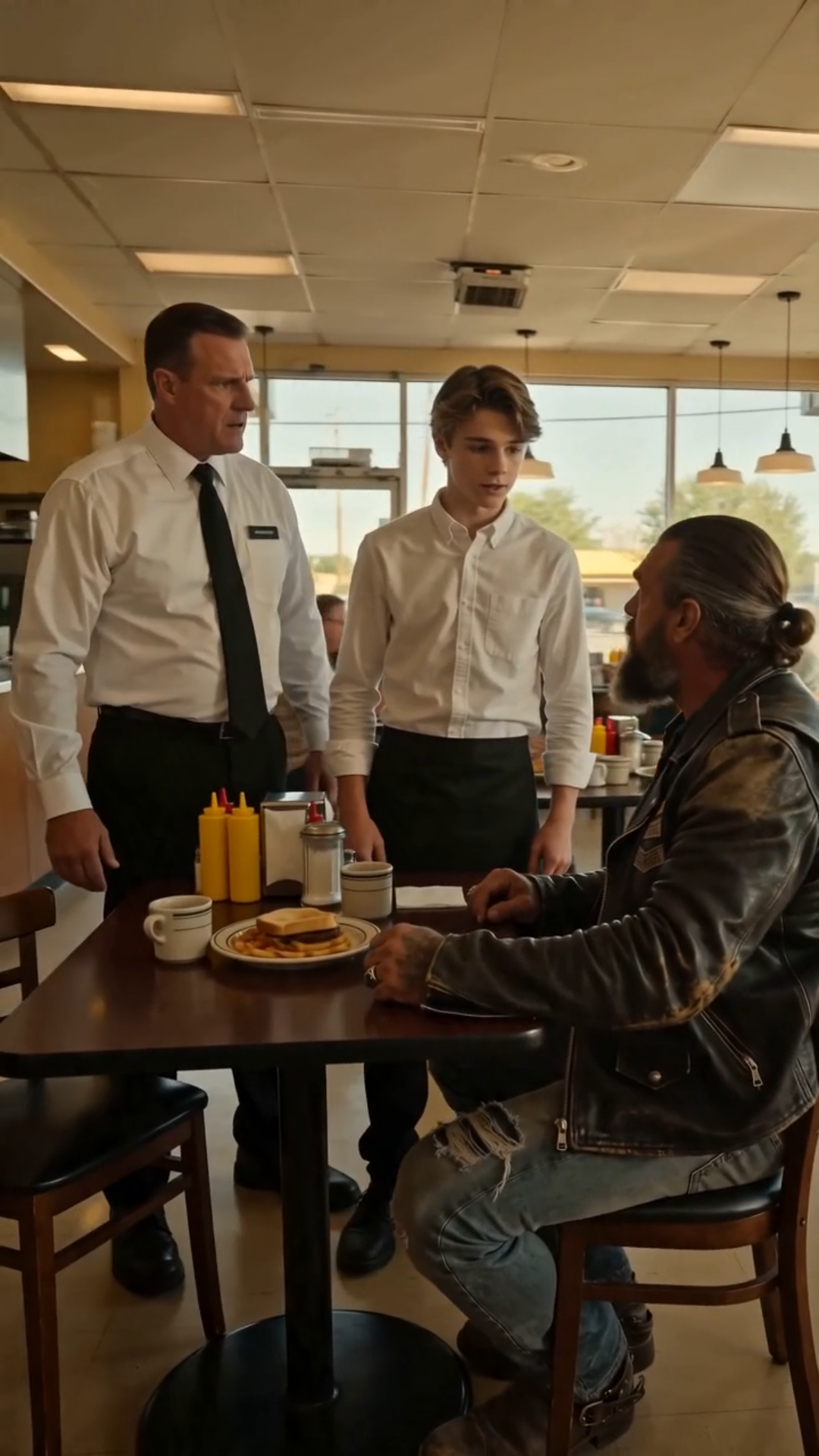 The Biker in the Corner Booth