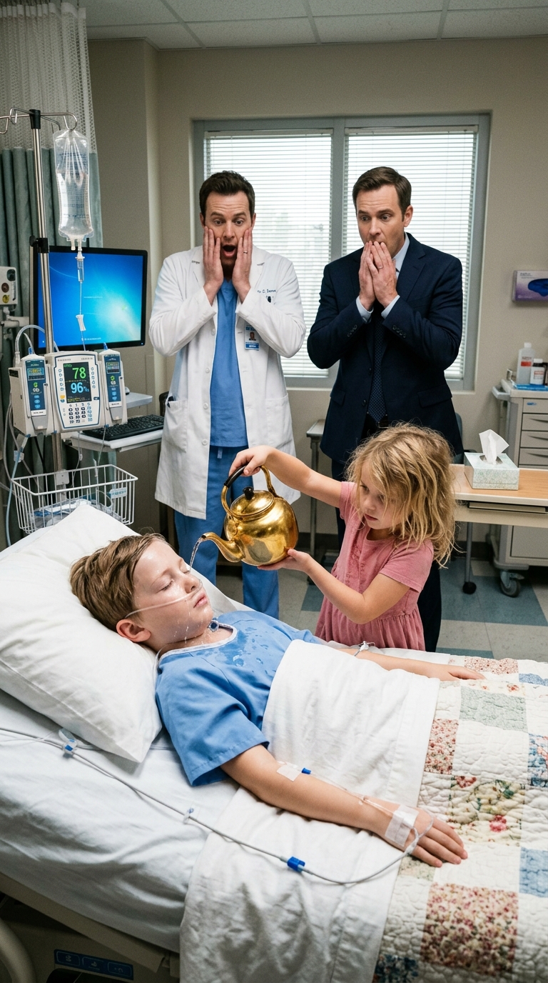 Doctors Gave His Son 5 Days to Live… Then a Little Girl Walked In and Did Something No One Expected