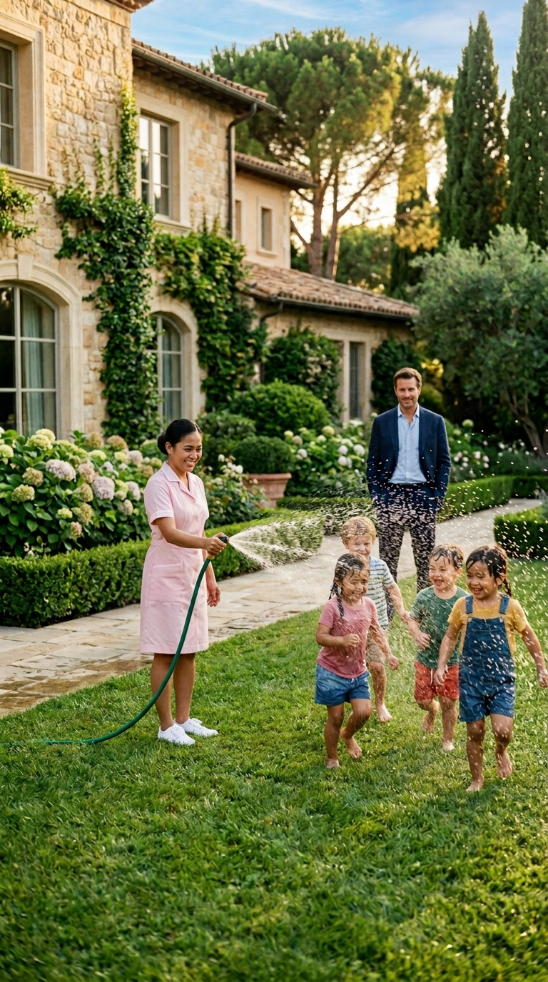 A Billionaire Came Home Early And Saw His Kids Laughing—What The New Nanny Did Left Him Speechless