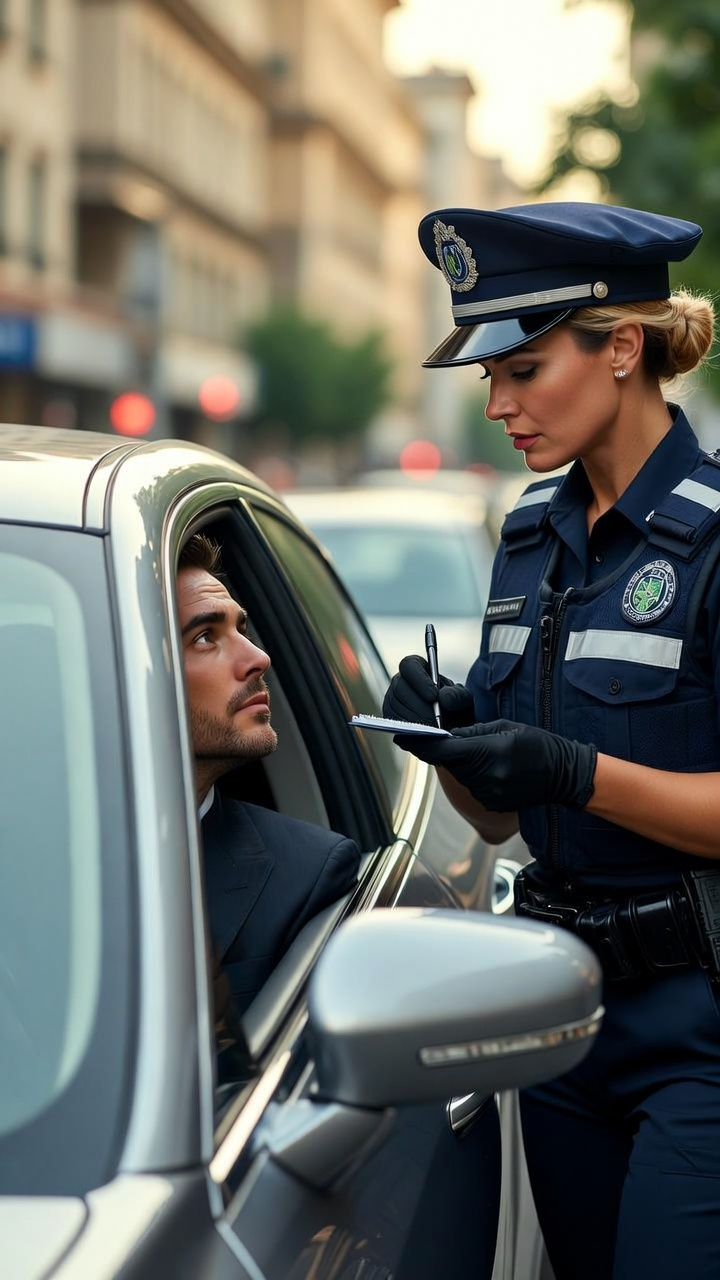 She Ticketed a Luxury Car Without Hesitation—Then the Driver Said Something She Didn’t Expect
