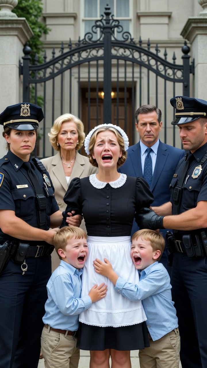 The Millionaire Came Home and Found the Nanny Handcuffed in Front of His Crying Twins… But the Security Cameras Revealed His Wife’s Dark Secret