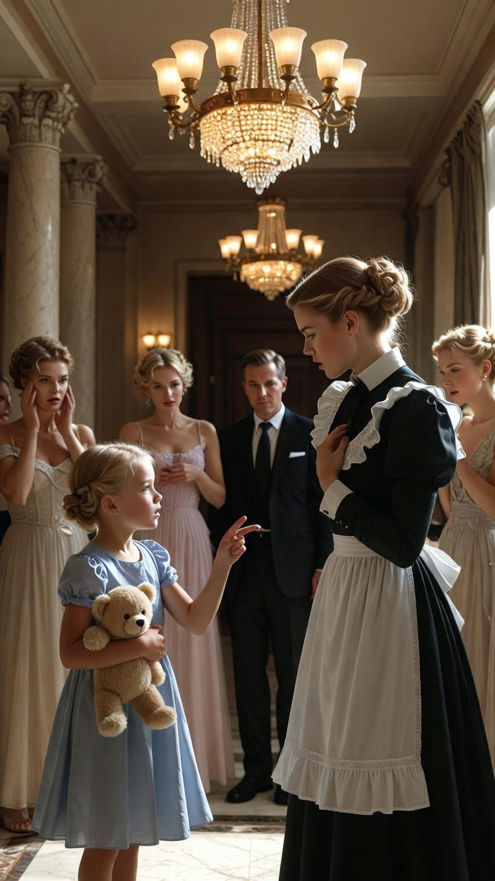 The Millionaire Invited Models to Be His Daughter’s New Mom — But She Pointed at the Maid Instead