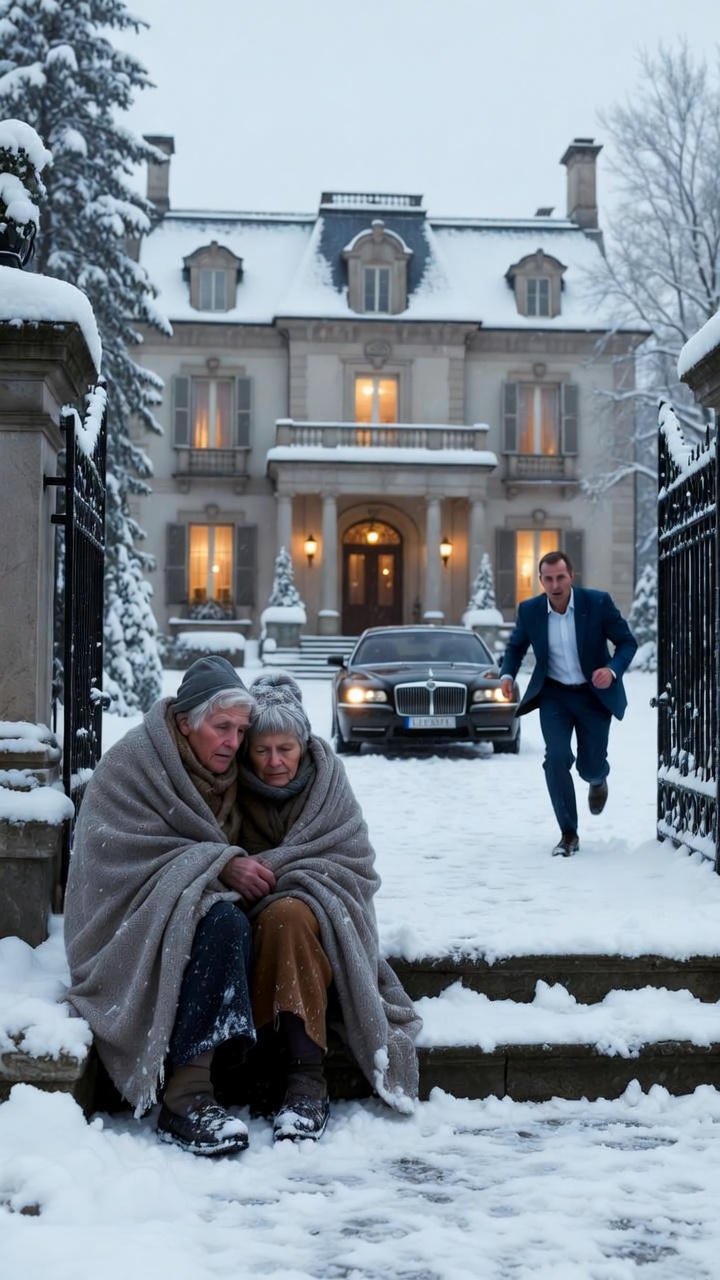 He Returned Home to Surprise His Parents… and Found Them Sitting in the Snow