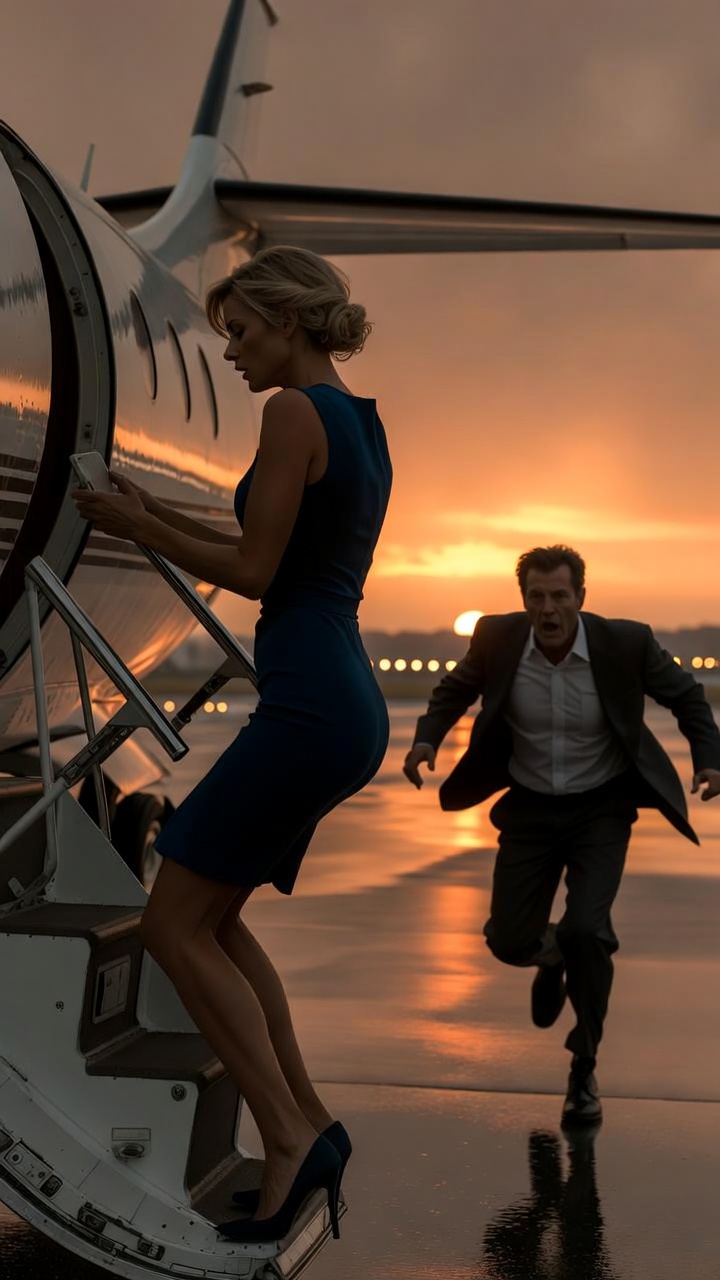 Her Husband Applauded When She Signed the Divorce… But Froze When She Boarded a Billionaire’s Private Jet