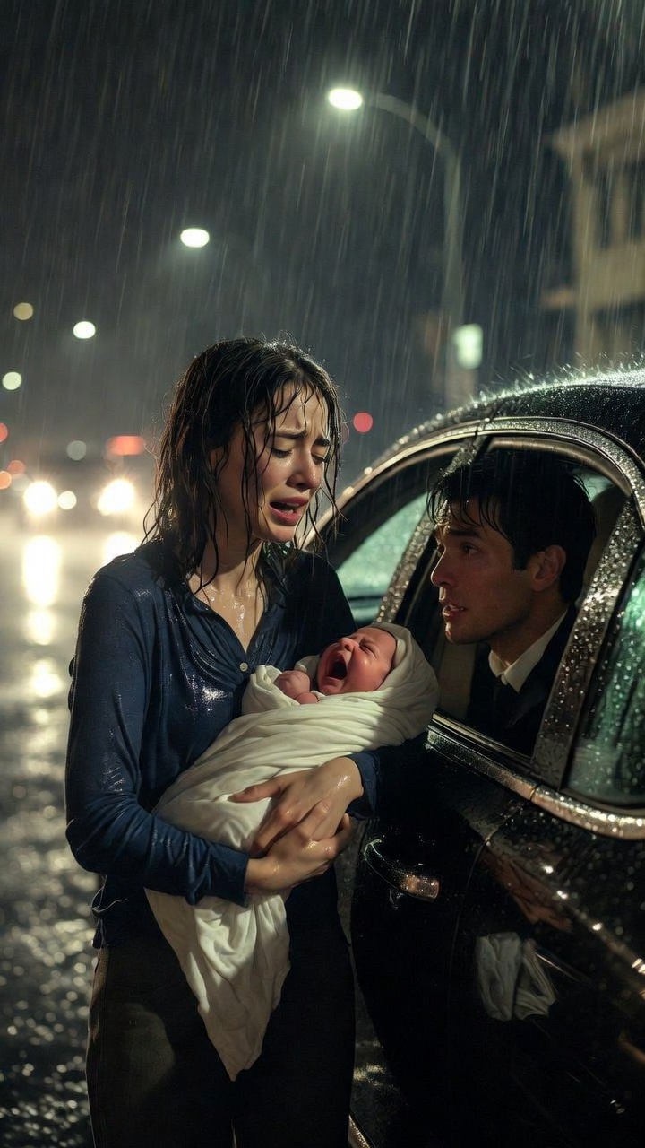 “A Millionaire Refused to Help a Mother in the Rain… Until 3 Years Later, She Did the Unthinkable”