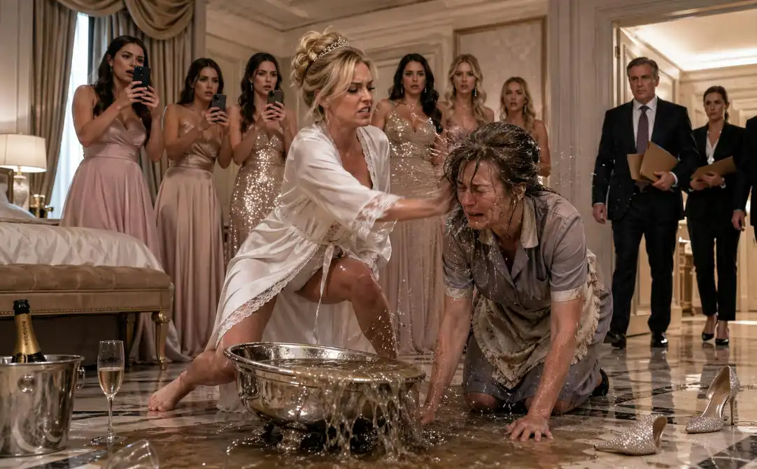 A MAID Mother Was Forced to Kneel and Wash Her Rich Daughter’s Feet Before the Wedding… But the Bride Had NO IDEA Who She Really Was