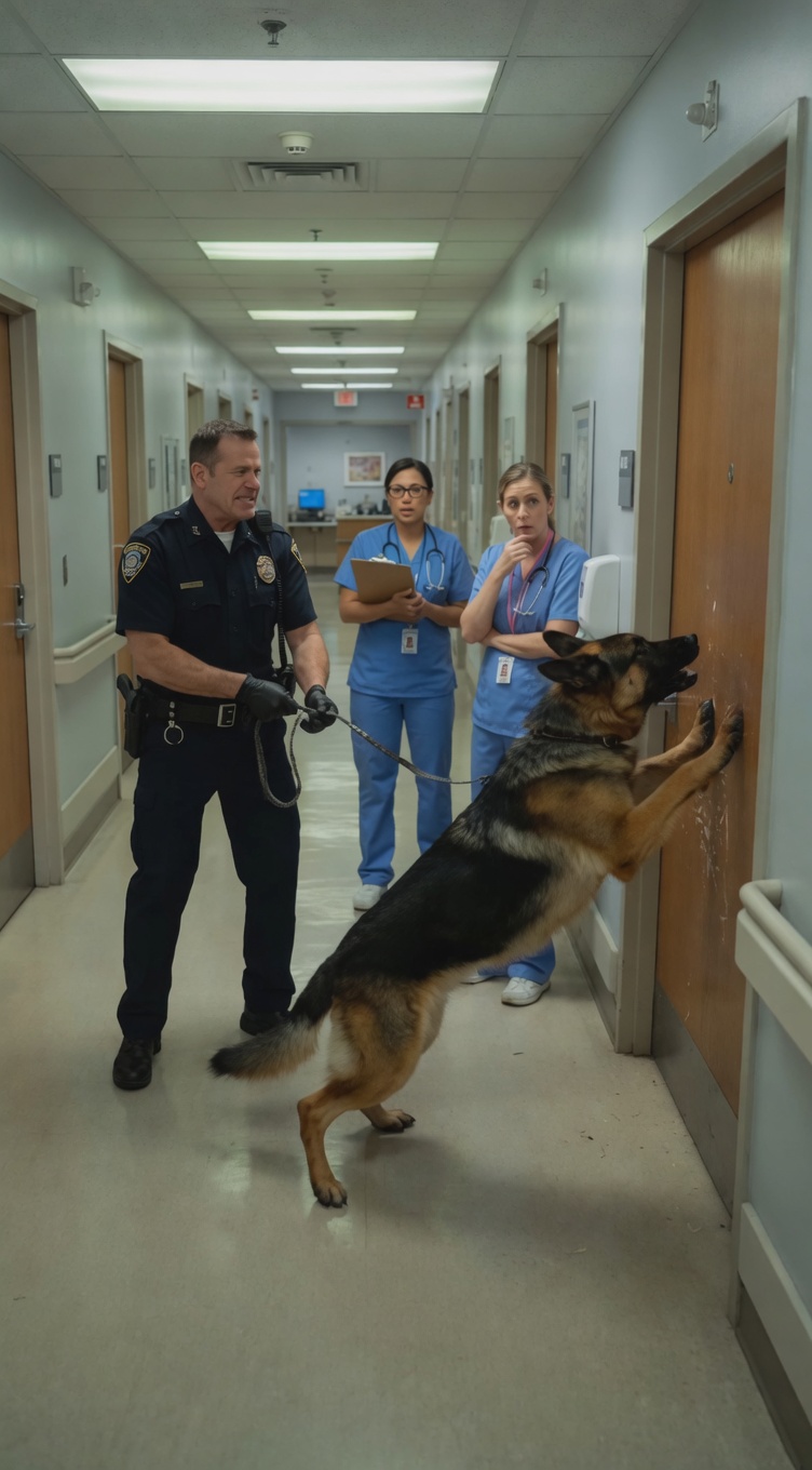The K9 Wouldn’t Stop Barking At Room 207—What Police Found Inside Shocked The Entire Hospital