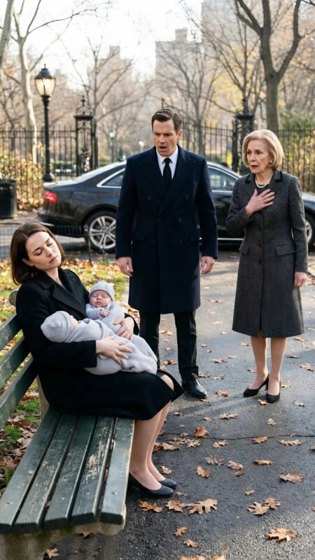 A Millionaire Took His Mother for a Walk in the Park — Then Froze When He Saw His Ex-Wife Sleeping on a Bench with Two Infants