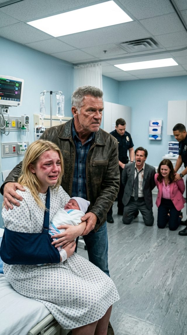 When I hold my newborn in worn-out clothes, my grandfather frowned. “Wasn’t $582,000 a month enough?” He asked. I replied calmly, “i never received a single dollar.” He froze, then immediately picked up his phone and called his lawyers.