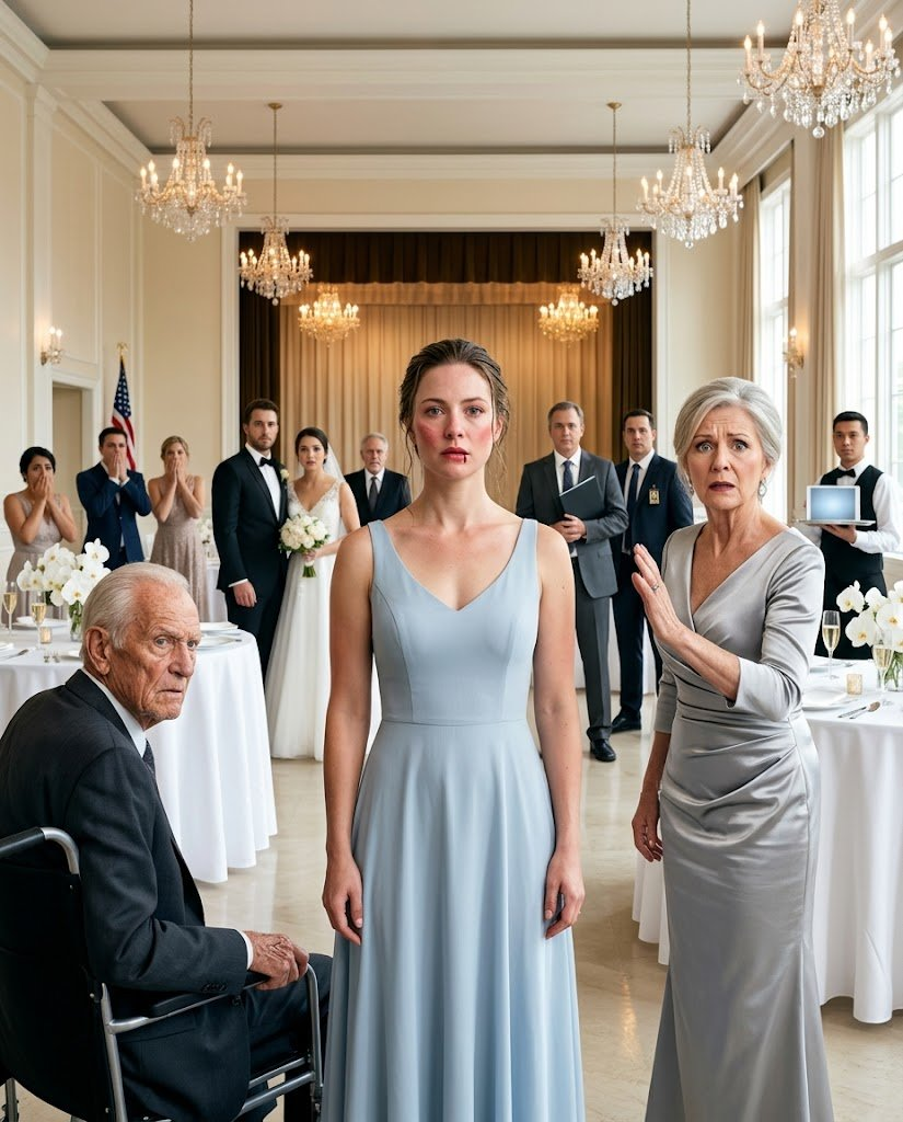 At my wedding, my parents demanded the passcode to my $3.5 million penthouse in front of 300 guests. When I refused, my mother slapped me — so I stepped outside and made one phone call that silenced the entire ballroom.