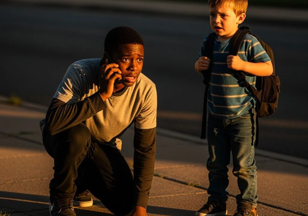 The Officer Slammed Him to the Ground — Then the Boy Made One Phone Call That Changed Everything - Reflective Tales