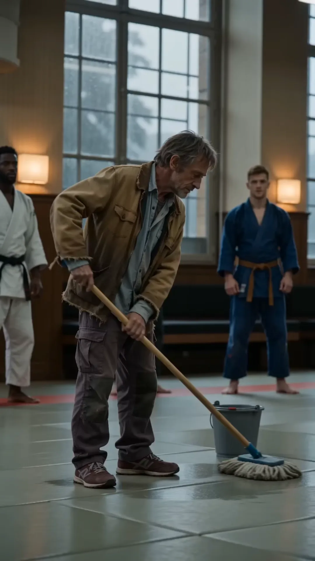 CELUI QUI NETTOYAIT LE TATAMI