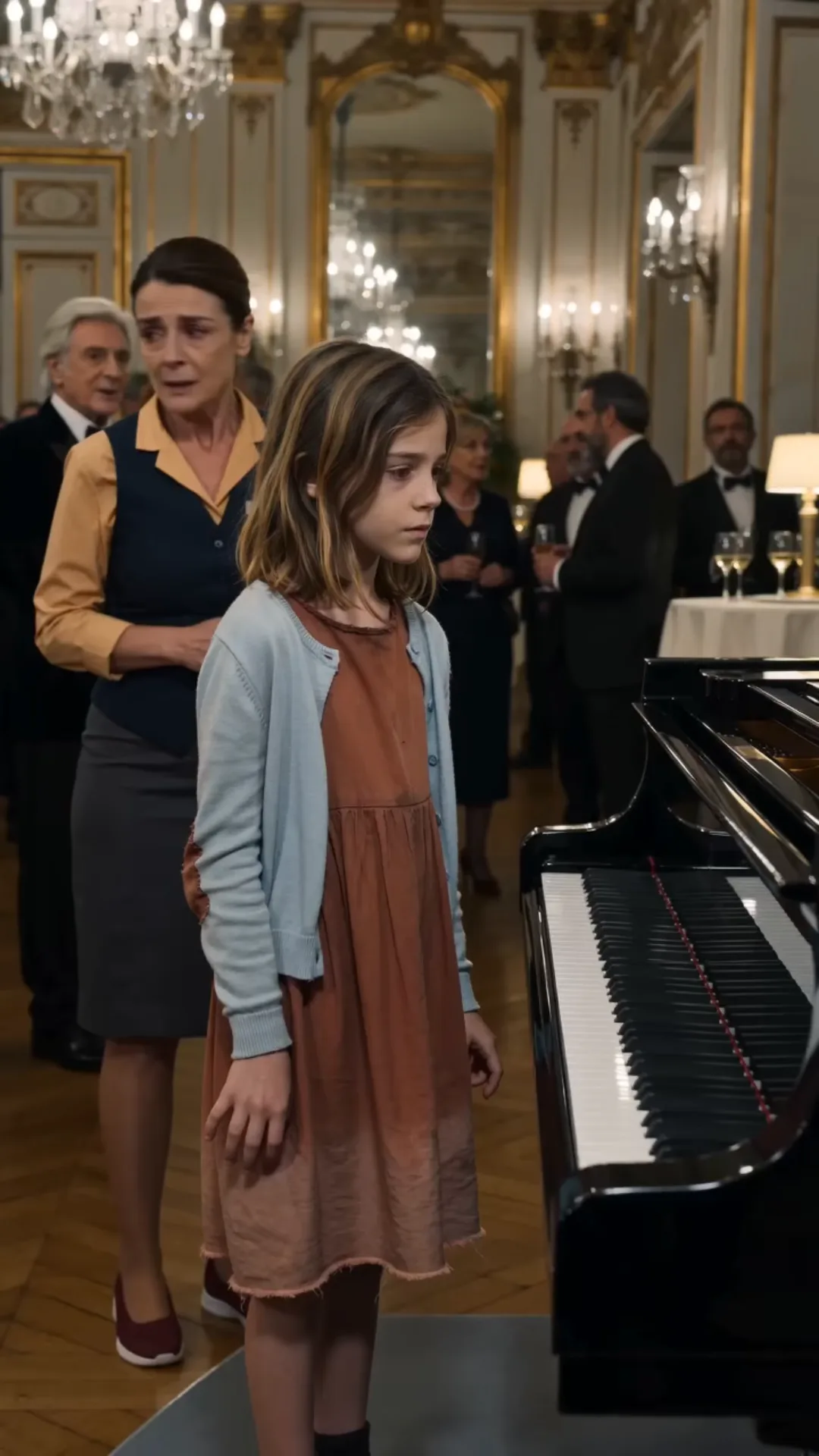 LA FILLE AU PIANO NOIR