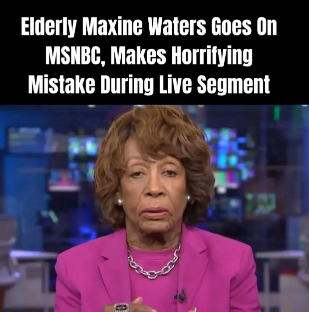 Maxine Waters Sparks Outrage After Major Blunder on Live MSNBC Segment