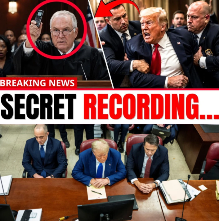 Courtroom Frozen in Silence After Explosive Secret Recording Allegedly Captures Trump Ordering Evidence Removed