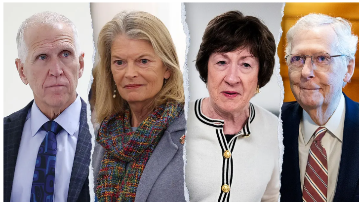 Four Senate Republicans again unite with Dems to block Trump's SAVE America Act